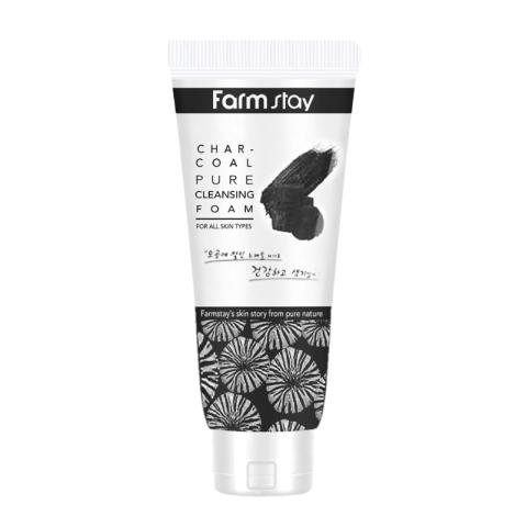 Farm Stay - Char-Coal Mousse nettoyante pure - 180ml Farm Stay - Char-Coal Mousse nettoyante pure - 180ml