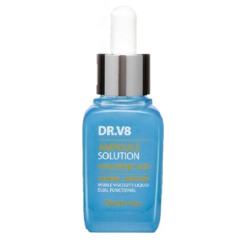 Farm Stay - Dr-V8 Ampoule Solution - Acide Hyaluronique - 30ml Farm Stay - Dr-V8 Ampoule Solution - Acide Hyaluronique - 30ml