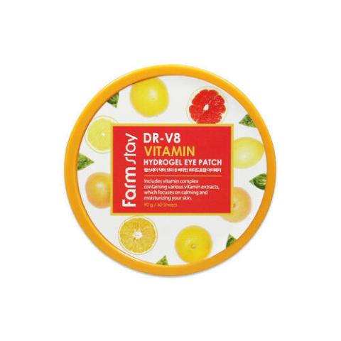 Farm Stay - Dr V8 Patch pour les yeux à la vitamine hydrogel - 60pièce Farm Stay - Dr V8 Patch pour les yeux à la vitamine hydrogel - 60pièce