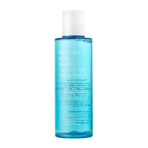 Farm Stay - Dr-V8 Solution Tonique Peeling Acide Hyaluronique - 210ml Farm Stay - Dr-V8 Solution Tonique Peeling Acide Hyaluronique - 210ml
