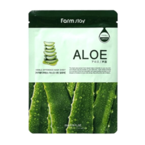 Farm Stay - Feuille de masque de différence visible - Aloe - 10pièces