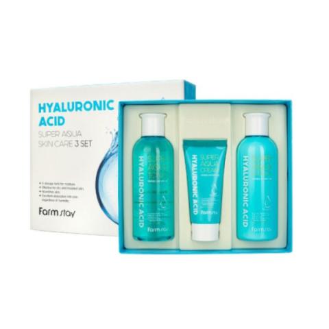 Farm Stay - Hyaluronic Acid Super Aqua Skin Care 3 Set Farm Stay - Hyaluronic Acid Super Aqua Skin Care 3 Set