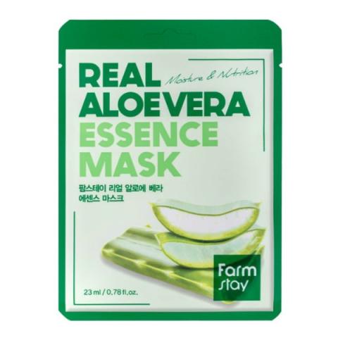 Farm Stay - Masque d'essence réelle à l'aloe vera - 1pièce Farm Stay - Masque d'essence réelle à l'aloe vera - 1pièce