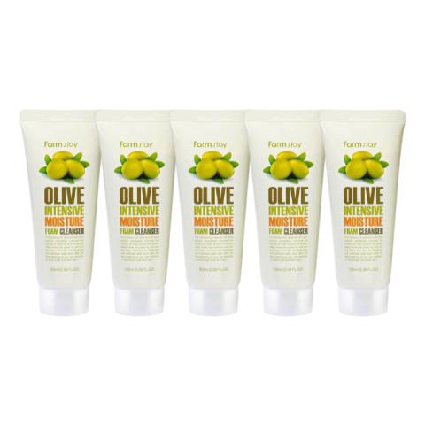 Farm Stay - Set Mousse Nettoyante Hydratation Intensive Olive (5ea) Farm Stay - Set Mousse Nettoyante Hydratation Intensive Olive (5ea)
