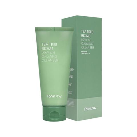 Farm Stay - Tea Tree Biome Nettoyant apaisant à faible pH - 180ml Farm Stay - Tea Tree Biome Nettoyant apaisant à faible pH - 180ml
