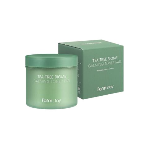 Farm Stay - Tea Tree Biome Tampon de toner apaisant - 140ml/70 pads