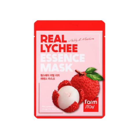 Farm Stay - Véritable Masque Essence Litchi - 23ml*1pièces Farm Stay - Véritable Masque Essence Litchi - 23ml*1pièces