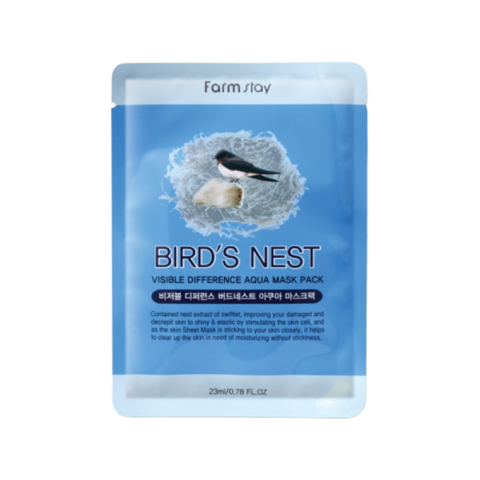 Farm Stay - Visible Difference Feuille de masque - Birds Nest Aqua Farm Stay - Visible Difference Feuille de masque - Birds Nest Aqua