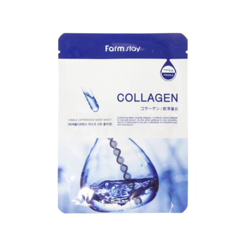 Farm Stay - Visible Difference Feuille de masque - Collagen - 1pièce Farm Stay - Visible Difference Feuille de masque - Collagen - 1pièce