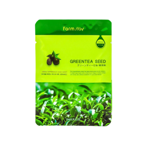 Farm Stay - Visible Difference Feuille de masque - Green Tea Seed... Farm Stay - Visible Difference Feuille de masque - Green Tea Seed...