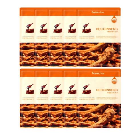 Farm Stay - Visible Difference Feuille de masque - Red Ginseng -... Farm Stay - Visible Difference Feuille de masque - Red Ginseng -...