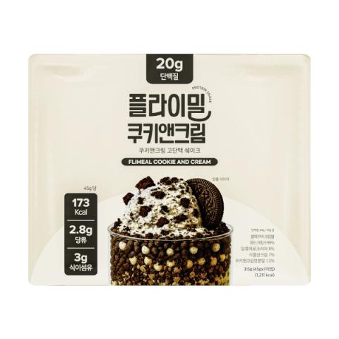 Flimeal - Shake protéiné - 45g x 7packs - Cookie and Cream