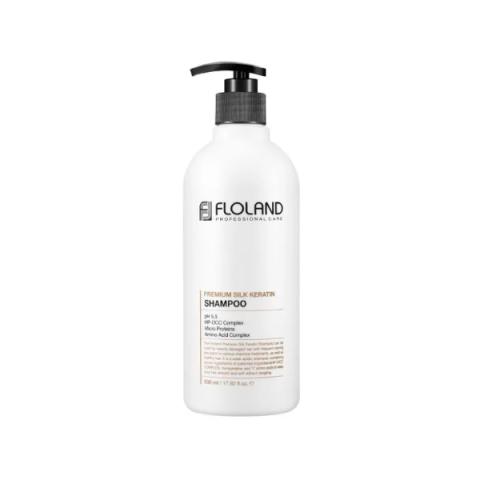 Floland - Shampooing à la kératine de soie de qualité supérieure -