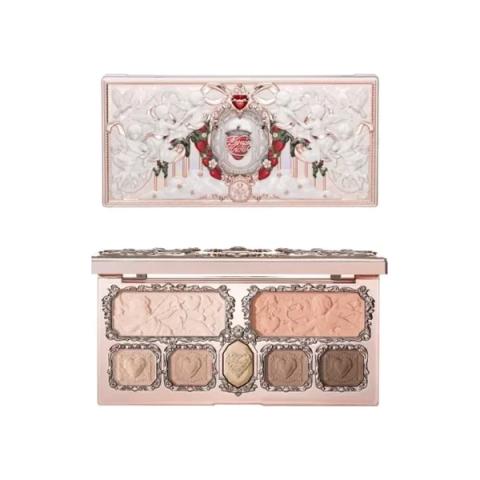 FlowerKnows - Palette de maquillage Strawberry Cupid - 14g - 01 Honey Canele FlowerKnows - Palette de maquillage Strawberry Cupid - 14g - 01 Honey Canele