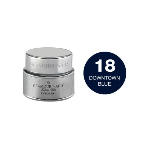 Gel couleur 18 downtown blue Glamour Nails 5ML Gel couleur 18 downtown blue Glamour Nails 5ML
