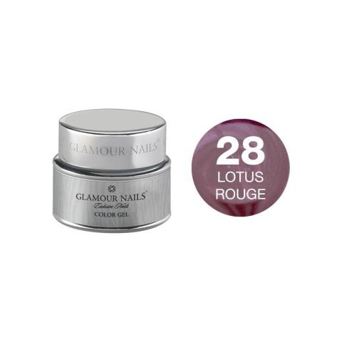 Gel couleur 28 lotus rouge Glamour Nails 5ML Gel couleur 28 lotus rouge Glamour Nails 5ML