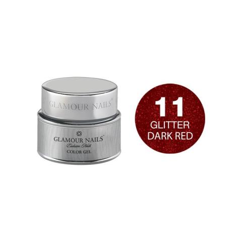 Gel glitter 11 dark red Glamour Nails 5ML