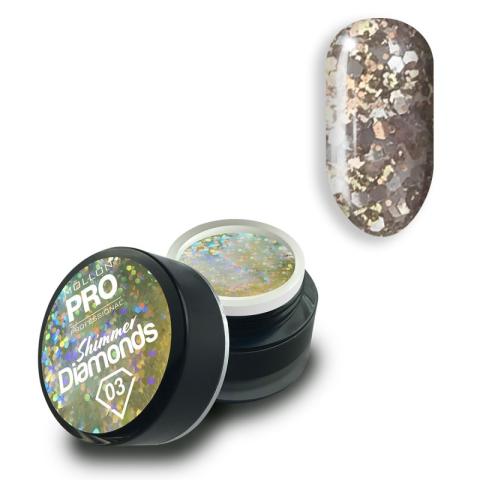 Gel holographique Shimmer Diamonds n°3 Mollon Pro Gel holographique Shimmer Diamonds n°3 Mollon Pro