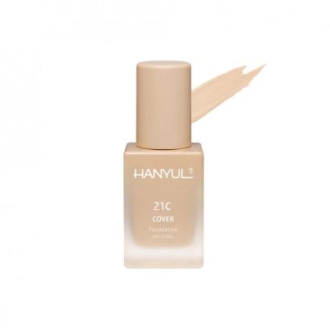 HANYUL - Cover Fond de teint - 30ml (SPF15 PA+) - No.21N - 30ml HANYUL - Cover Fond de teint - 30ml (SPF15 PA+) - No.21N - 30ml