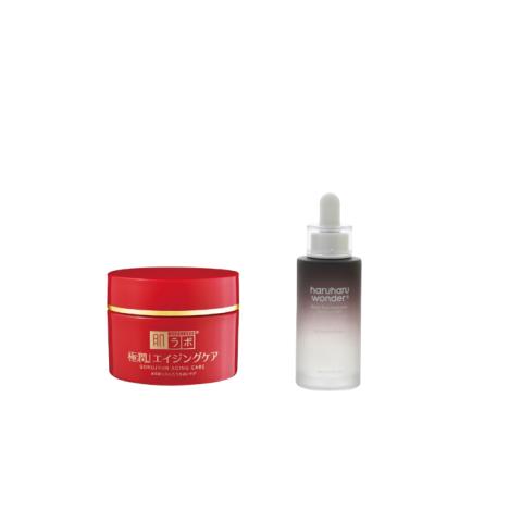 Haruharu WONDER X Rohto Mentholatum Set Anti-âge Haruharu WONDER X Rohto Mentholatum Set Anti-âge