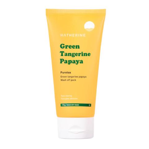 Hatherine - Pack de lavage vert mandarine papaye - 170g