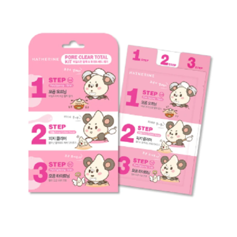 Hatherine - Pore Clear Kit total - 6sheets Hatherine - Pore Clear Kit total - 6sheets