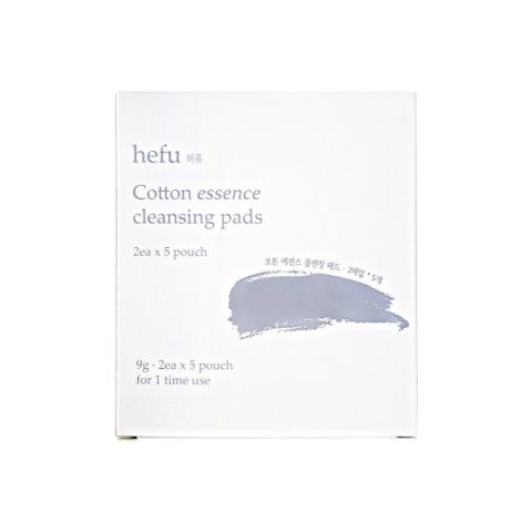 HEFU - Cotton essence cleansing pads - 2ea*5 pouch/pack HEFU - Cotton essence cleansing pads - 2ea*5 pouch/pack