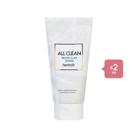 heimish All Clean White Clay Foam - 150g (2ea) Set heimish All Clean White Clay Foam - 150g (2ea) Set