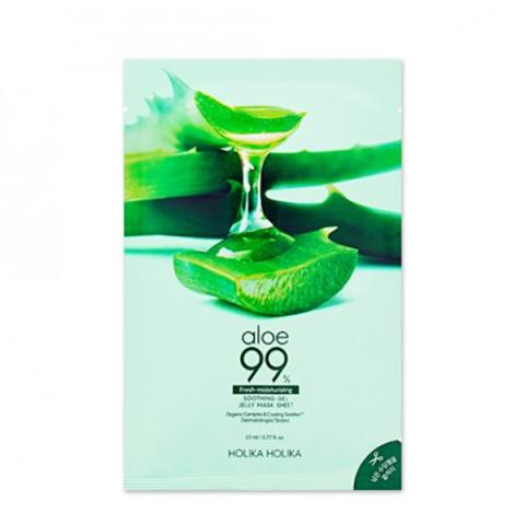 Holika Holika - Feuille de masque de gelée apaisante à 99% à... Holika Holika - Feuille de masque de gelée apaisante à 99% à...