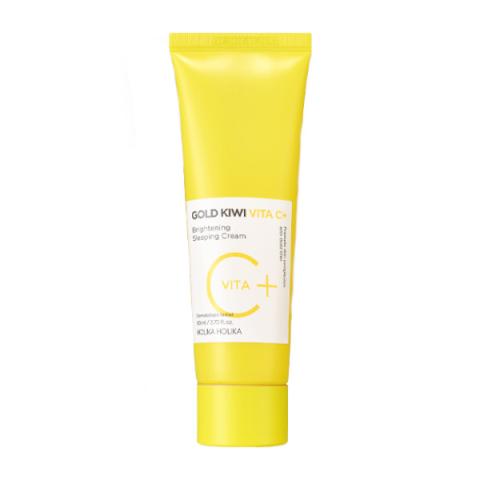 Holika Holika - Gold Kiwi Vita C+ Crème de Nuit Éclaircissante - 80ml