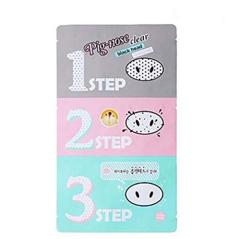 Holika Holika - Kit 3 étapes Tête noire transparente Pig-Nose - 1... Holika Holika - Kit 3 étapes Tête noire transparente Pig-Nose - 1...