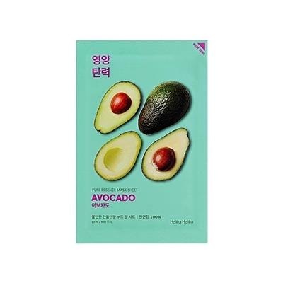 Holika Holika - pure Essence, Feuille de masque - Avocat - 1pièce