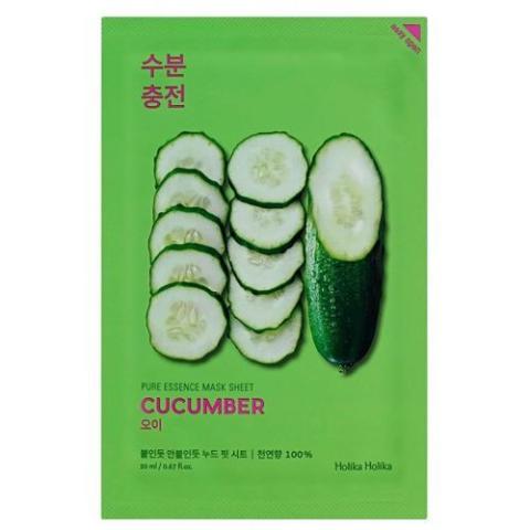 Holika Holika - pure Essence, Feuille de masque - Concombre - 1pièce