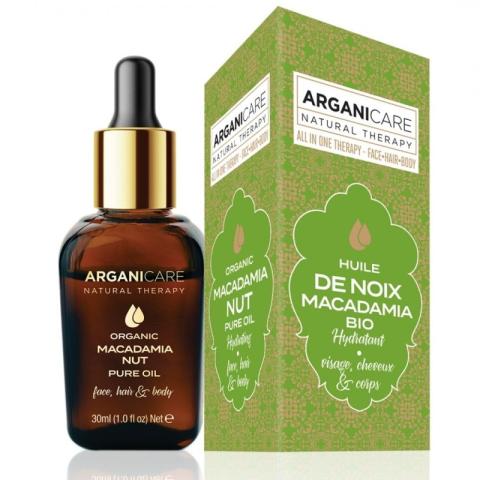 Huile de Macadamia Bio 3-1 Arganicare 30 ml Huile de Macadamia Bio 3-1 Arganicare 30 ml