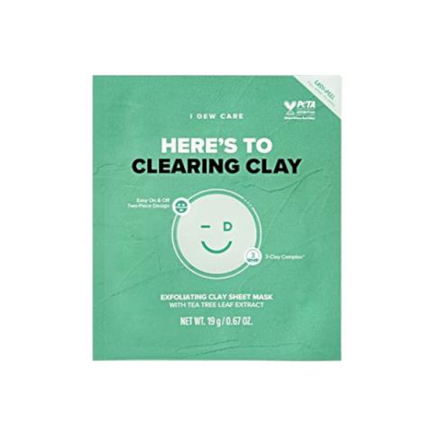 I DEW CARE - Masque en feuille d'argile exfoliant Here's... I DEW CARE - Masque en feuille d'argile exfoliant Here's...