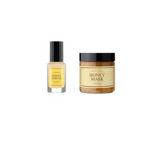I'm From - Honey Mask - 120g (1ea) + Honey Serum - 30ml (1ea) Set I'm From - Honey Mask - 120g (1ea) + Honey Serum - 30ml (1ea) Set