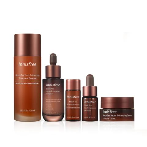 innisfree - Coffret Duo Thé Noir Synergie - 1set(5articles)