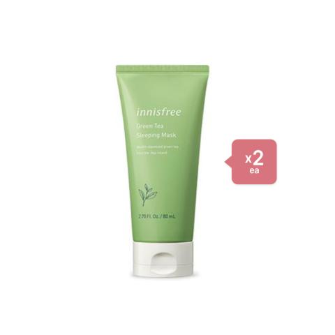 innisfree Green Tea Sleeping Mask - 80ml (2ea) Set innisfree Green Tea Sleeping Mask - 80ml (2ea) Set