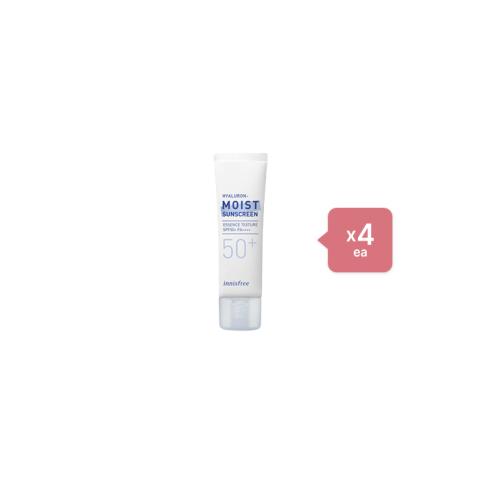 innisfree Hyaluron Moist Sunscreen SPF50+ PA++++ - 50ml (4ea) Set innisfree Hyaluron Moist Sunscreen SPF50+ PA++++ - 50ml (4ea) Set