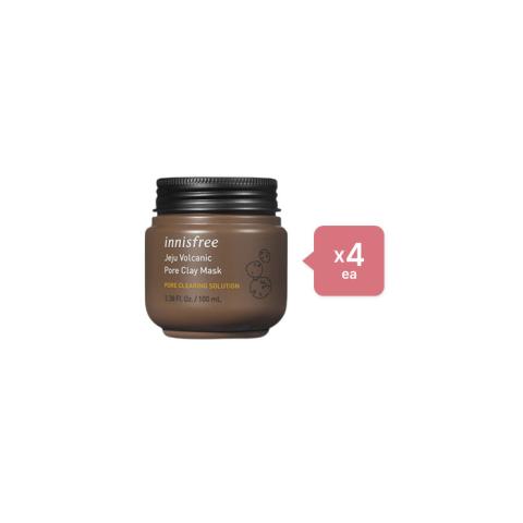 innisfree - Jeju Volcanic Pore Clay Mask Original - 100ml (4ea) Set innisfree - Jeju Volcanic Pore Clay Mask Original - 100ml (4ea) Set