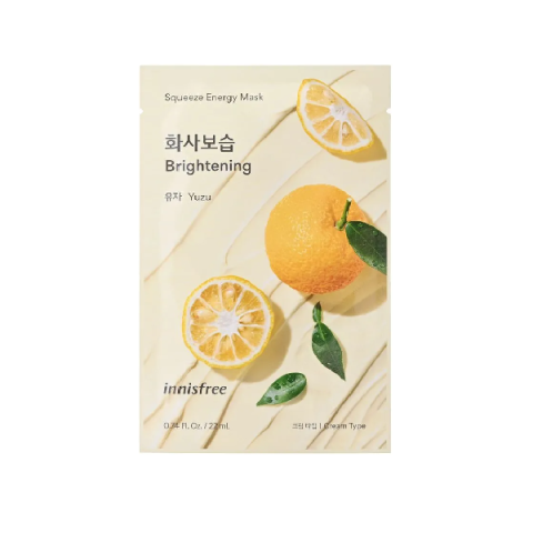 innisfree - Masque d'énergie à pression - 1pièce - Yuzu innisfree - Masque d'énergie à pression - 1pièce - Yuzu