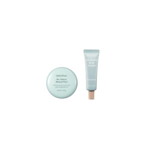 innisfree - No Sebum Blur Primer (1ea) + No Sebum Mineral Pact... innisfree - No Sebum Blur Primer (1ea) + No Sebum Mineral Pact...