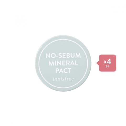 innisfree - No Sebum Mineral Pact (4ea) Set