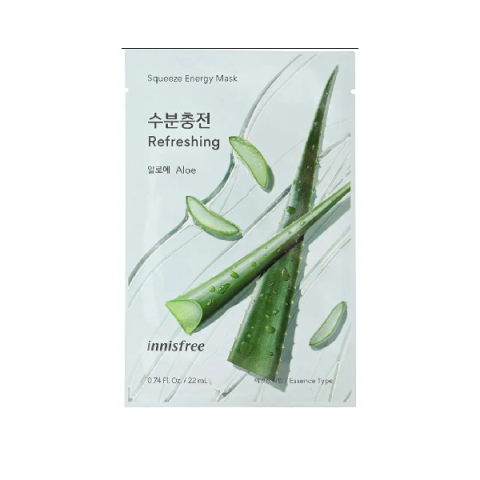 innisfree - Squeeze Energy Mask - 1pièce - Aloe innisfree - Squeeze Energy Mask - 1pièce - Aloe