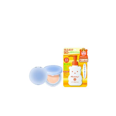 ISEHAN - Kiss Me Mommy UV Mild Gel SPF33 PA+++ - 100ml X Romand - Bare Water Cushion - 20g - 21 Pure ISEHAN - Kiss Me Mommy UV Mild Gel SPF33 PA+++ - 100ml X Romand - Bare Water Cushion - 20g - 21 Pure