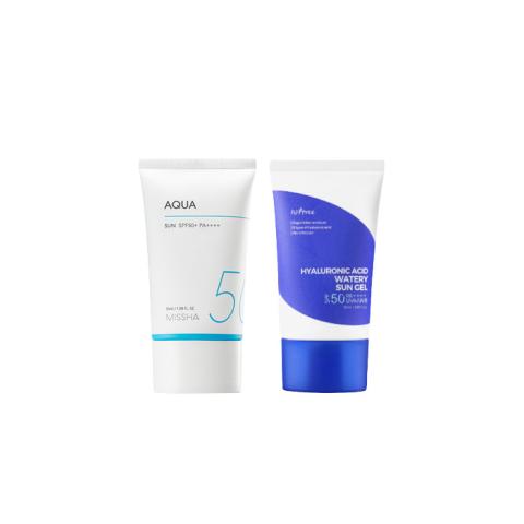 Isntree - Hyaluronic Acid Watery Sun Gel SPF50+ PA++++ - 50ml X... Isntree - Hyaluronic Acid Watery Sun Gel SPF50+ PA++++ - 50ml X...