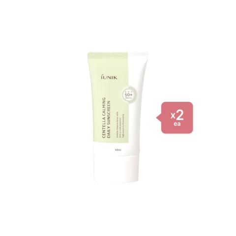 iUNIK Centella Calming Daily Sunscreen - 60ml (2ea) Set iUNIK Centella Calming Daily Sunscreen - 60ml (2ea) Set