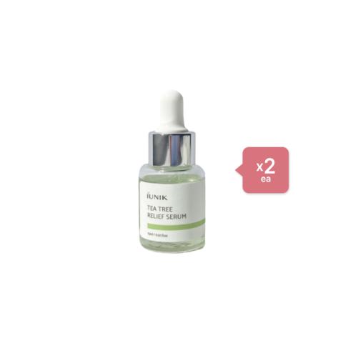 iUNIK Tea Tree Relief Serum - 15ml (2ea) Set iUNIK Tea Tree Relief Serum - 15ml (2ea) Set