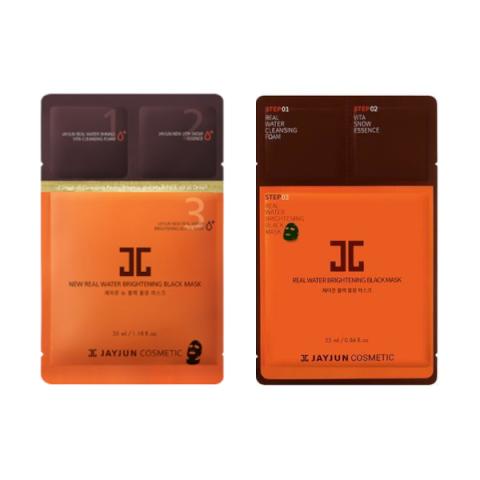 JAYJUN - Nouveau masque noir éclaircissant à l'eau réelle - 1pièce JAYJUN - Nouveau masque noir éclaircissant à l'eau réelle - 1pièce