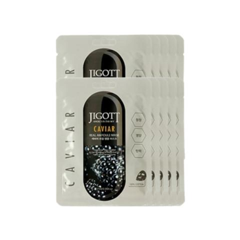 Jigott - Real Ampoule Mask Caviar - 1pc (10ea) Set Jigott - Real Ampoule Mask Caviar - 1pc (10ea) Set